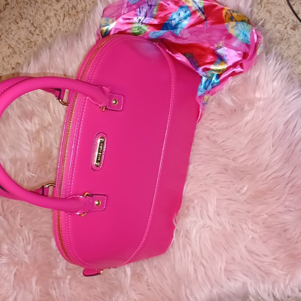 Anne Klien Fuchsia Speedy Bag